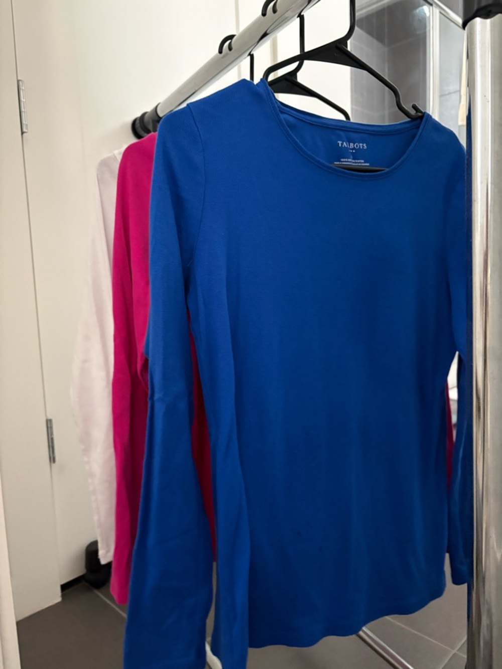 Talbots Outlet Women's Long-Sleeve Crewneck Top - set of 2
